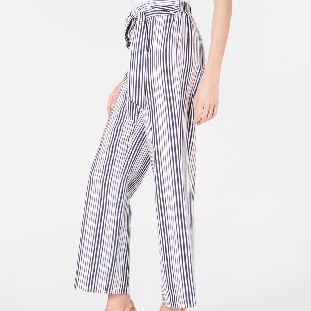 NY Collection Tie-Waist Pants Sz: Medium-P